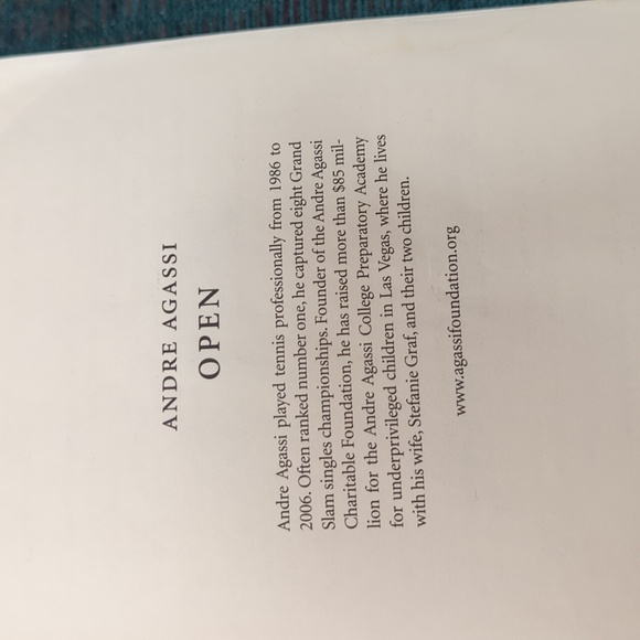 "OPEN" an autobiography Andre Agassi - Picture 6 of 6